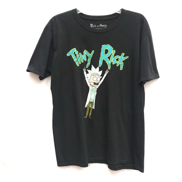 L Large [AS] Adult Swim Ripple Junction Rick and Morty Men’s T Shirt Casual Top - Picture 2 of 6